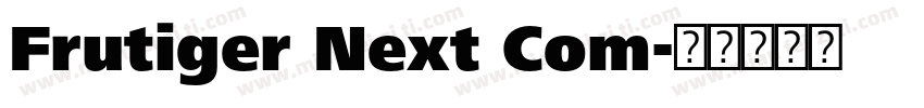 Frutiger Next Com字体转换